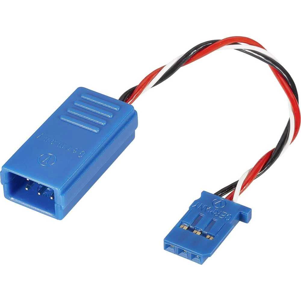 Reely Servo Y-kabel Delux [2x Futaba utikač - 1x Futaba utičnica] 100 mm 0.5 mm&sup2; slika