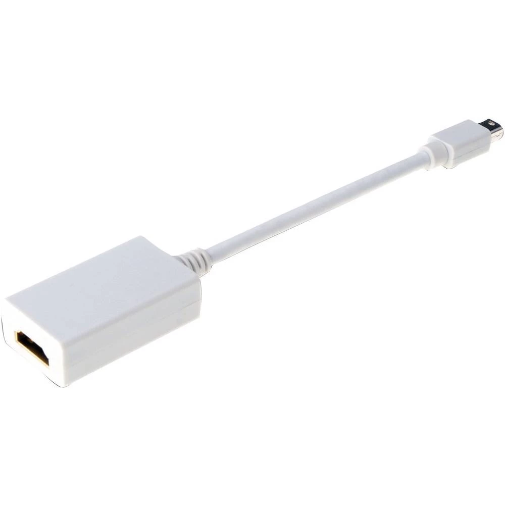 DisplayPort / HDMI Adapter [1x Muški konektor Mini DisplayPort - 1x Ženski konektor HDMI] Bijela Digitus slika