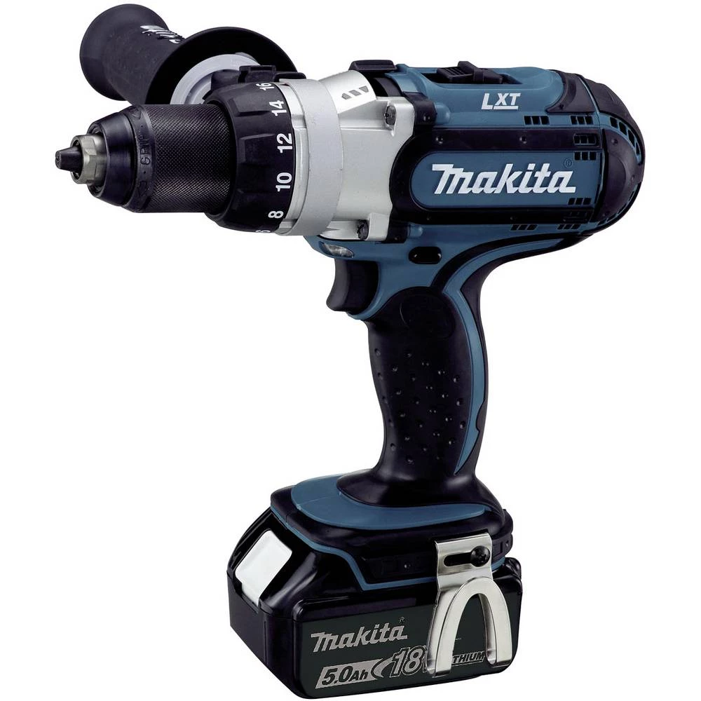 Makita DDF451RTJ Akumulatorska bušilica 18 V 5 Ah Li-Ion Uklj. 2 akumulatora, Uklj. kofer slika