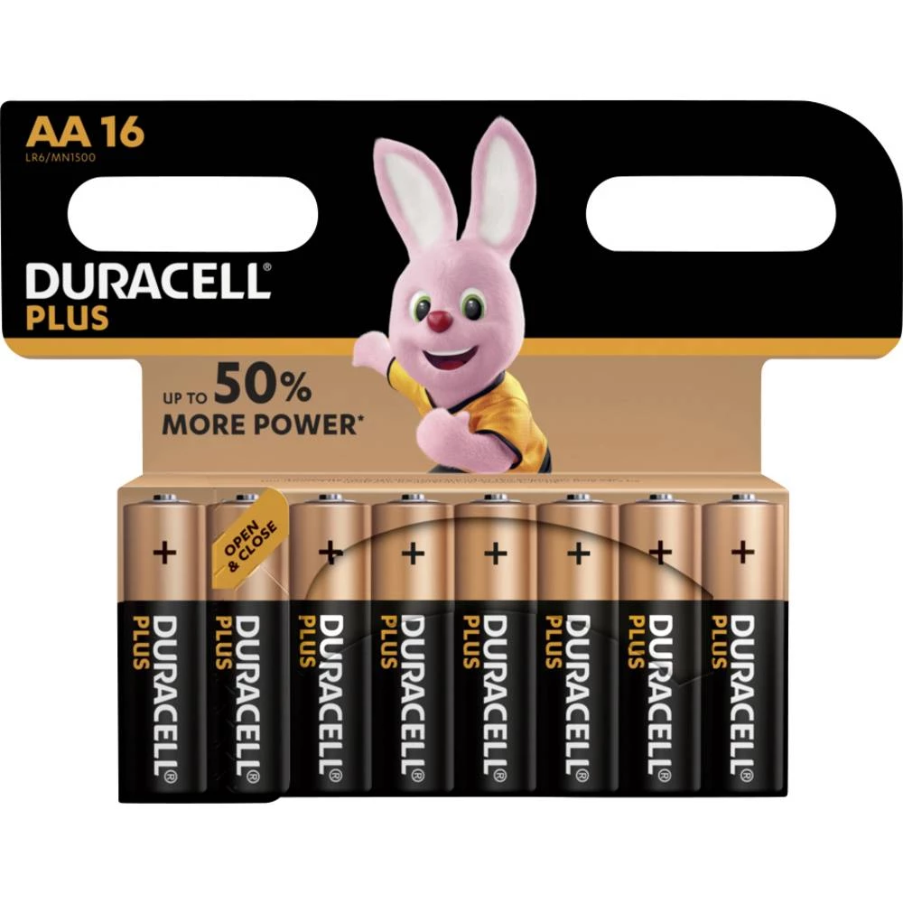 Duracell Plus Power mignon (AA) baterija alkalno-manganov 1.5 V 16 St. slika