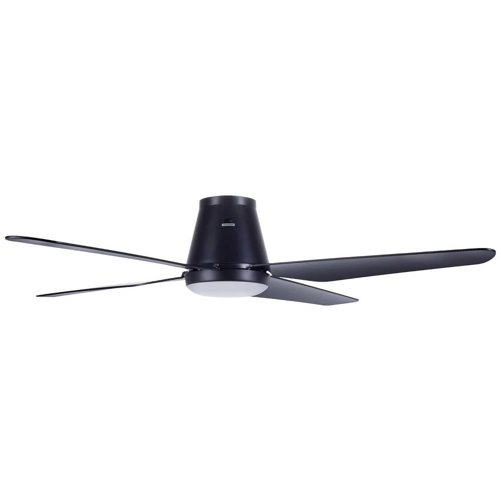Lucci AIR Aria CTC LED stropni ventilator 65 W (Ø x V) 122 cm x 20 cm crna s rasvjetom, sa daljinskim upravljačem slika