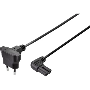 Sygonix SY-5043506 struja kabel za napajanje  crna 5.00 m slika