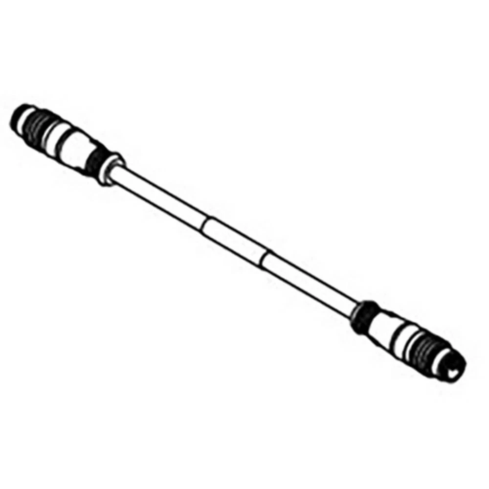 Molex 1300480130 Micro-Change (M12) Double-Ended Cordset, 4 Poles, Male (Straight) to Male (Straight), 26 AWG, PVC Cable, slika
