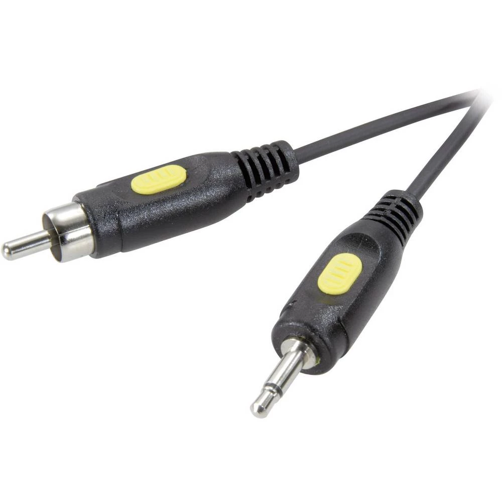 SpeaKa Professional Cinch / utičnica video priključni kabel [1x muški cinch konektor - 1x 3,5 mm banana utikač] 1.50 m c slika