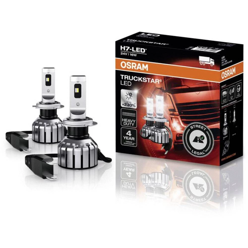 OSRAM 64215DWTS-2HFB led žarulje Truckstar H7 16 W 24 V slika