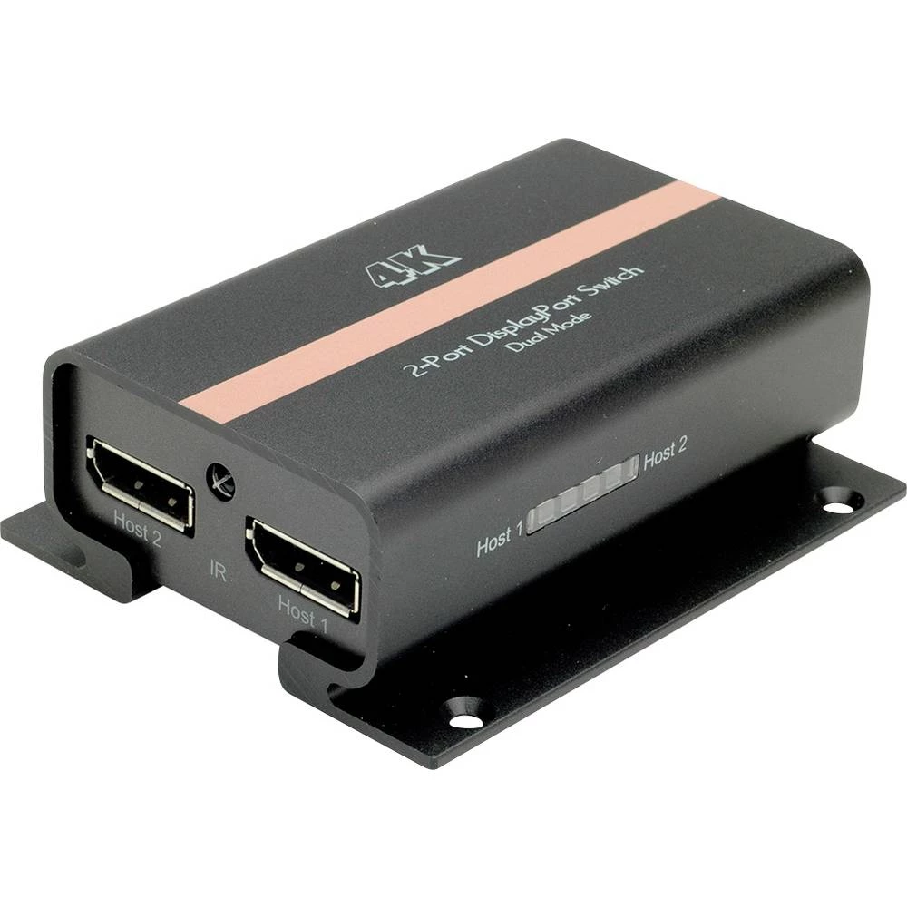 Value 14.99.3542 displayport prekidač 3840 x 2160 piksel crna slika