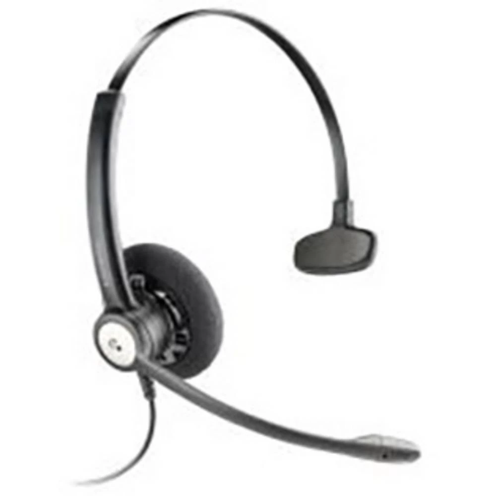 Plantronics Entera QD monaural Telefonske slušalice QD (Quick Disconnect) Sa vrpcom Na ušima Crna slika