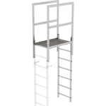 Günzburger Steigtechnik 64182 nehrđajući čelik za prijelaz montaža s alatom