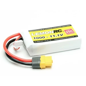 LemonRC lipo akumulatorski paket za modele 11.1 V 1000 mAh Broj ćelija: 3 35 C softcase XT60 slika