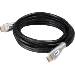 club3D HDMI Priključni kabel [1x Muški konektor HDMI - 1x Muški konektor HDMI] 5 m Crna