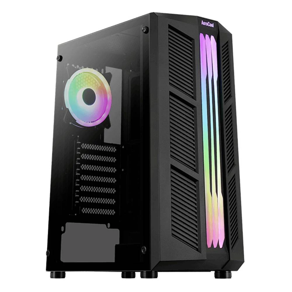 AeroCool Prime-G-BK-v2 midi-tower kućište za računala crna slika