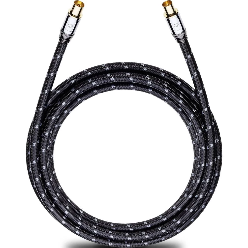 Antene, SAT Priključni kabel [1x 75 &Omega; antenski ženski konektor - 1x 75 &Omega; antenski muški konektor] 1.70 m 125 dB pozl slika