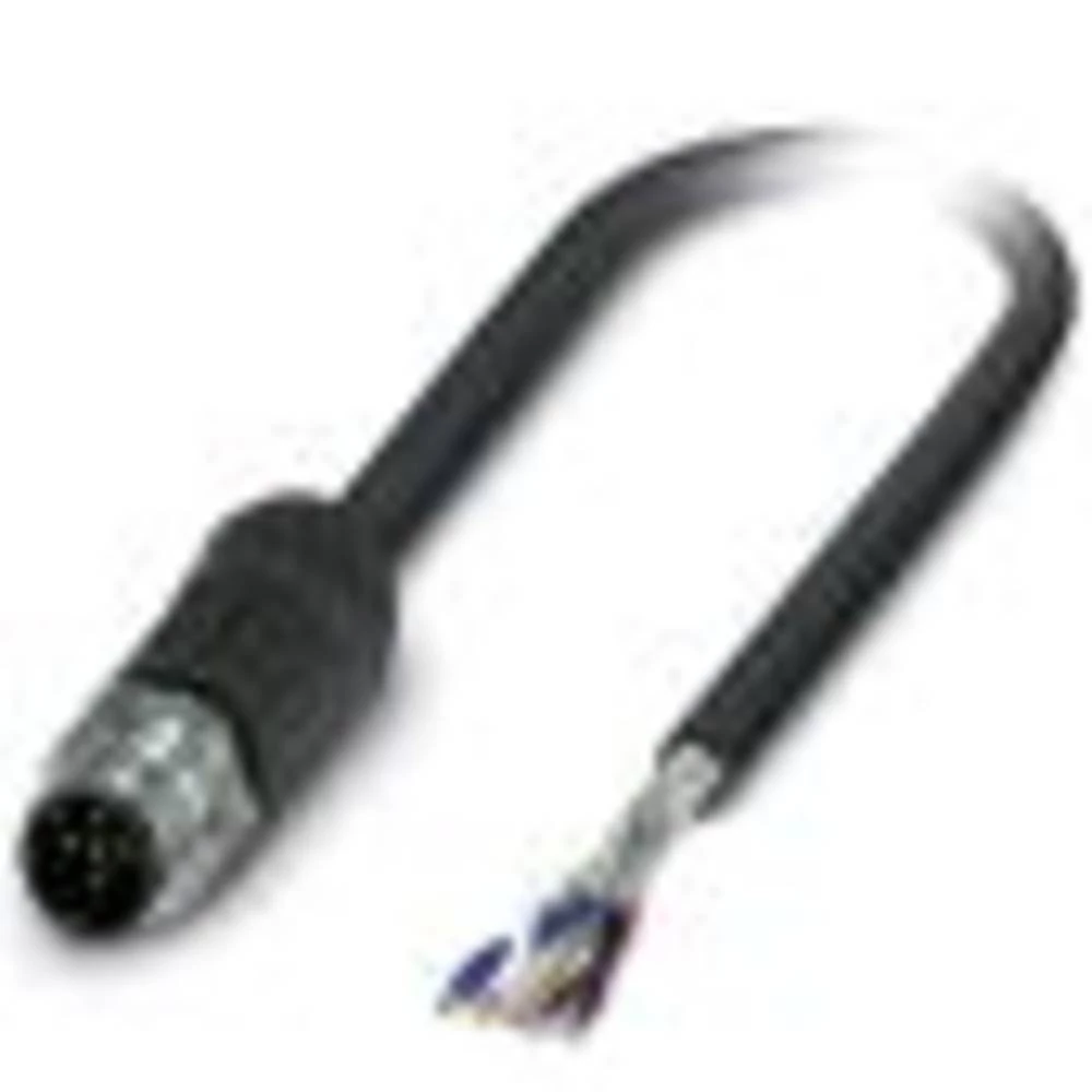 Priključni kabel za senzor/aktivator M12 2 m Broj polova: 5 Phoenix Contact 1410471 SAC-5P-M12MS/ 2,0-92X SH OD 1 ST slika