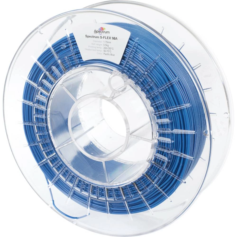 Spectrum Filaments 80518 S-Flex 98A 3D pisač filament fleksibilni filament fleksibilan, kemijski otporan, bez iskrivljen slika