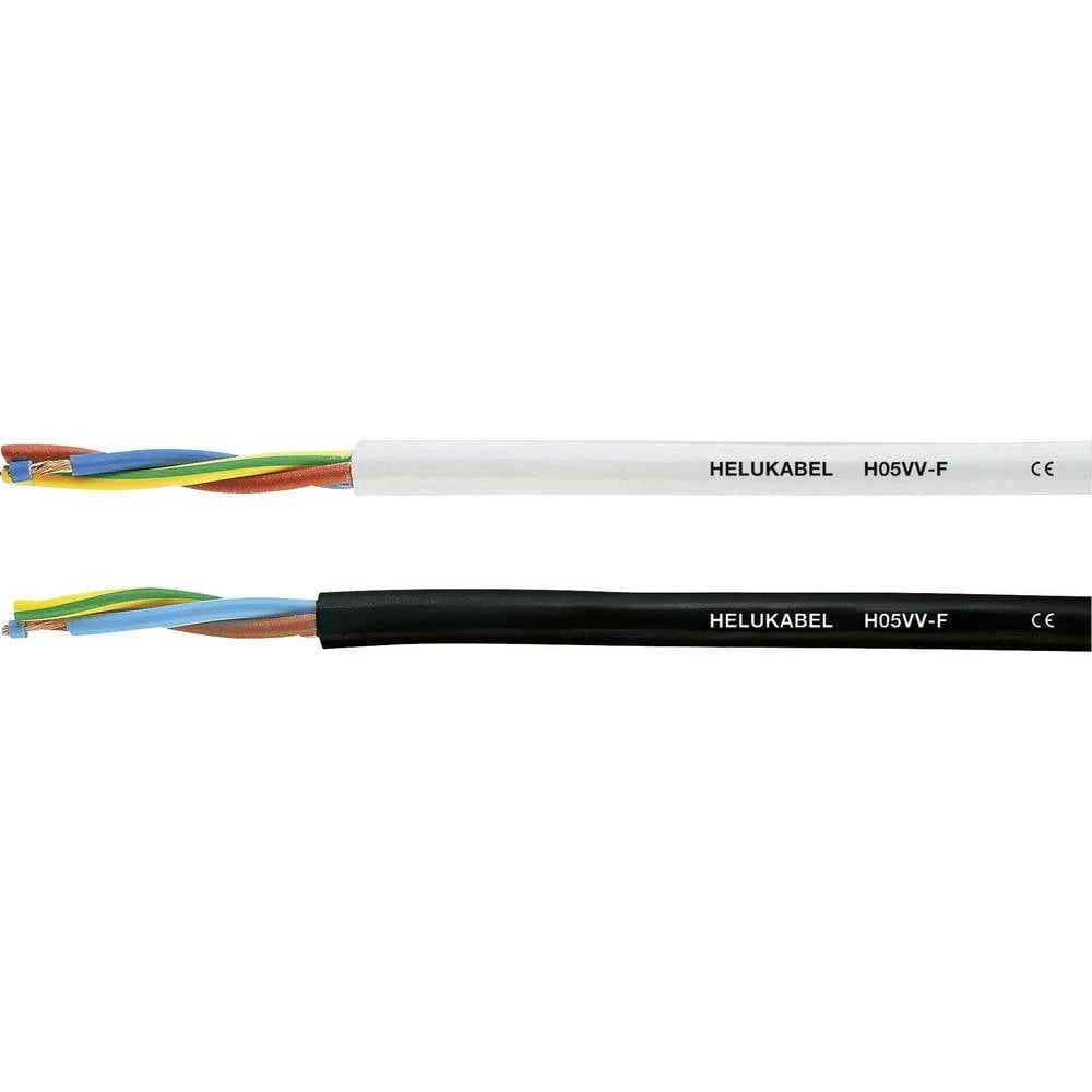 Helukabel H05VV-F kontrolni vod 2 x 1.50 mm² crna 29484-500 500 m slika