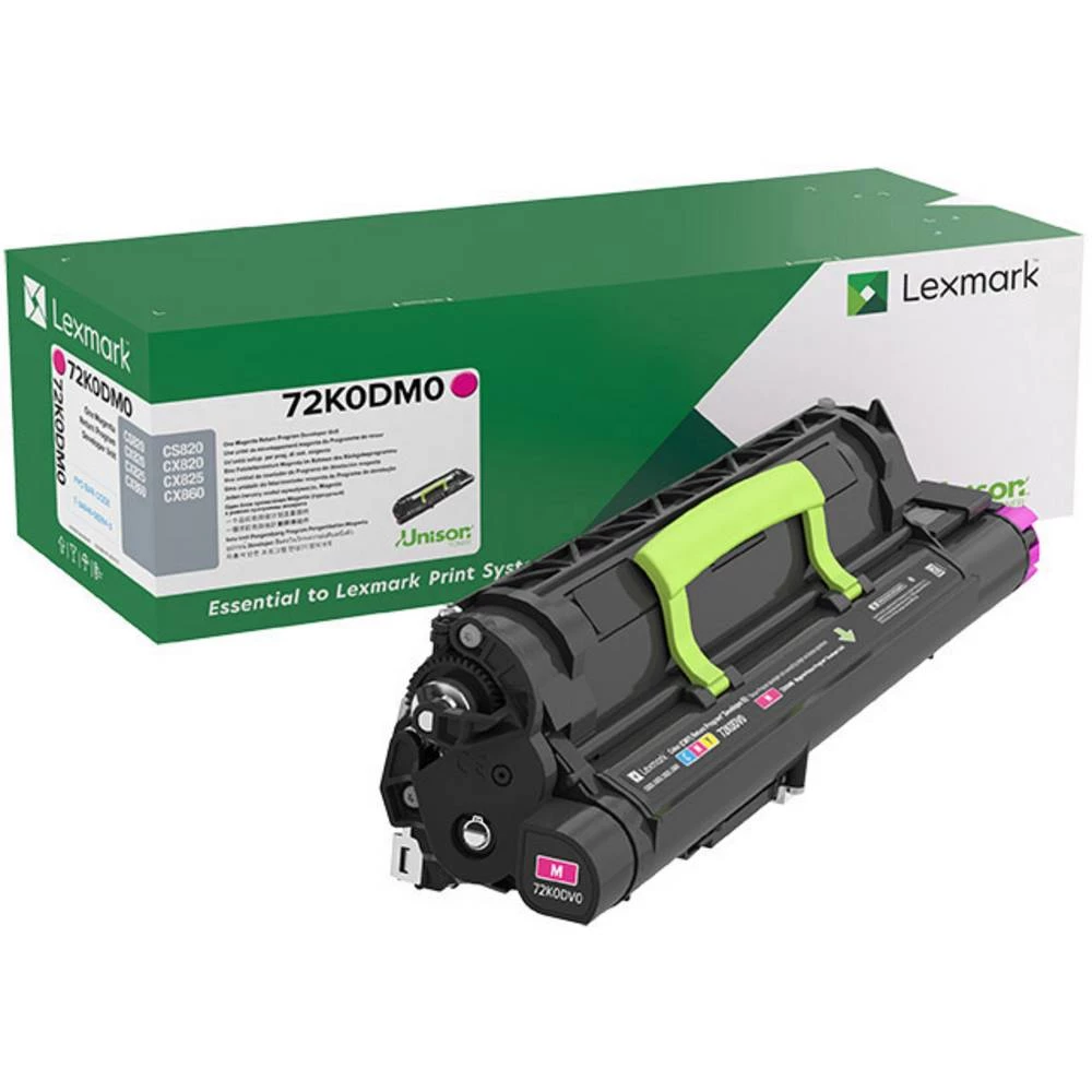 Lexmark Toner CS820, CS827, CX820, CX825, CX827, CX860, XC6152 72K0DM0 Original Purpurno crven 300000 Stranica slika