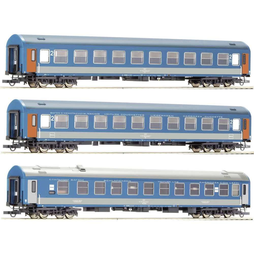 Roco 74188 H0 3-dijelni set 1: Putnička kočija D 374/375 "Vindobona / Hungaria" MAV-a slika