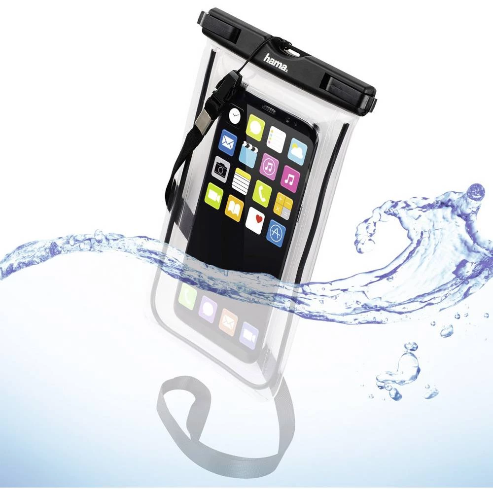Hama Playa Vanjska torbica za mobilni telefon univerzalan Crna, Prozirna slika