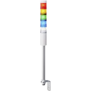 Signalni toranj LED Patlite LR4-502LJNW-RYGBC 5-bojno, Crvena, Žuta, Zelena, Plava boja, Prozirna 5-bojno, Crvena, Žuta, Zelena, slika