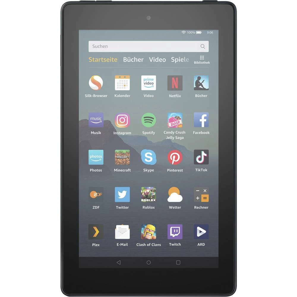 amazon Fire 7 Android tablet PC 17.8 cm (7 ") 16 GB WiFi Crna 1.3 GHz 1024 x 600 piksel slika