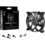 Ventilator za PC kućište BeQuiet Shadow Wings 2 Crna (Š x V x d) 120 x 120 x 25 mm