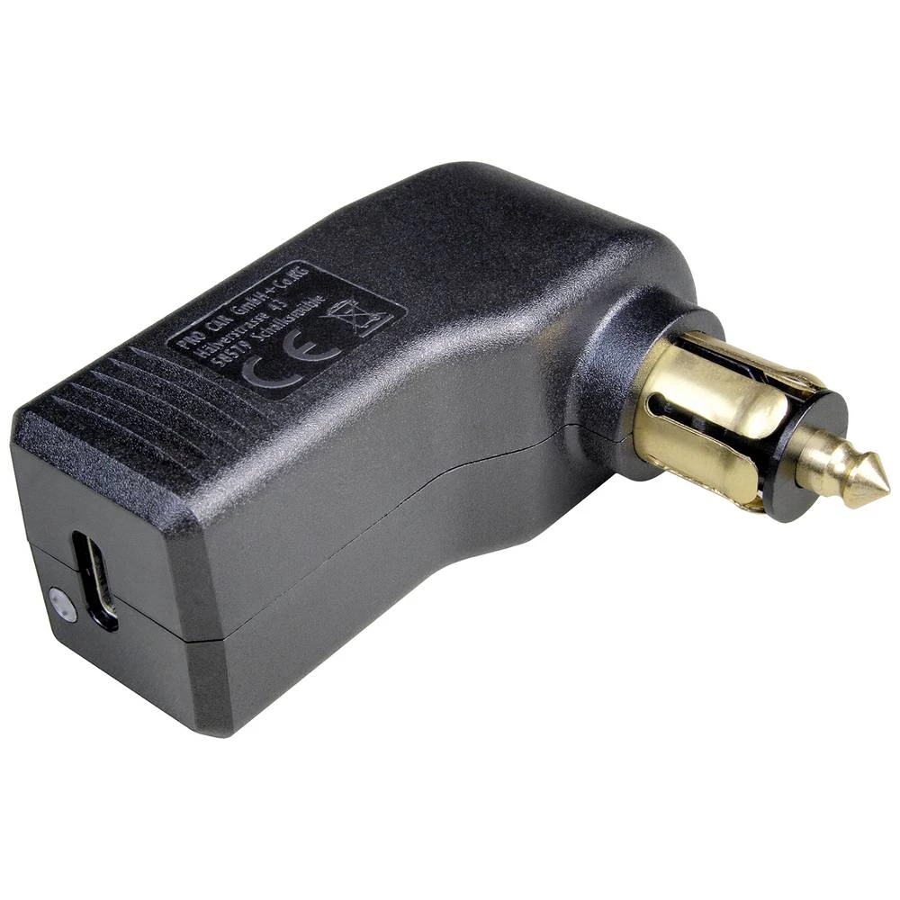 ProCar Standardni USB-C utikač pod kutom Opteretivost struje, maks.=3 A slika