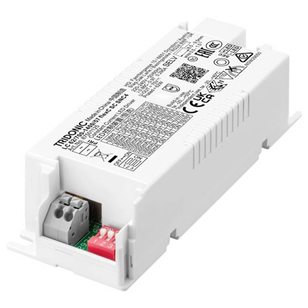 Tridonic LC 62W 700-1400mA flexC SC SNC5 LED pogonski sklop 61.6 W 1.4 A 27 - 57 V 1 kom. slika