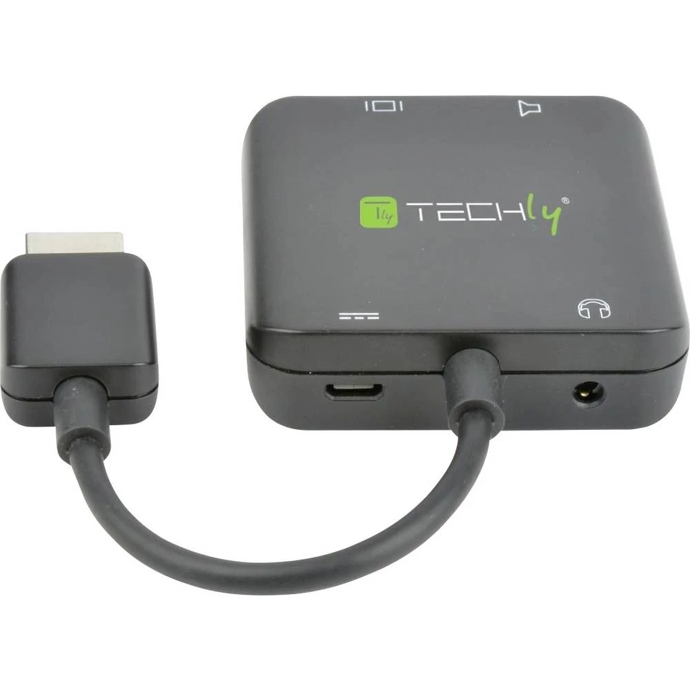 TECHly IDATA-HDMI-VGA8 HDMI / stereo cinch (d/l) / Toslink / USB adapter [1x muški konektor HDMI - 1x ženski konektor HD slika
