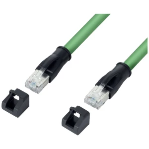 Lütze 192766.0030 RJ45 mrežni kabel, Patch kabel CAT 6 0.3 m zelena vatrostalan, mogućnost korištenja za vuču, bez halo slika