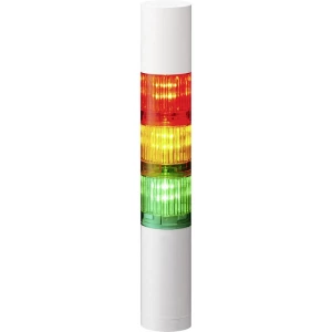 Signalni toranj LED Patlite LR4-302WJBW-RYG 3-bojno, Crvena, Žuta, Zelena 3-bojno, Crvena, Žuta, Zelena Žmigavac, Stalno svjetlo slika