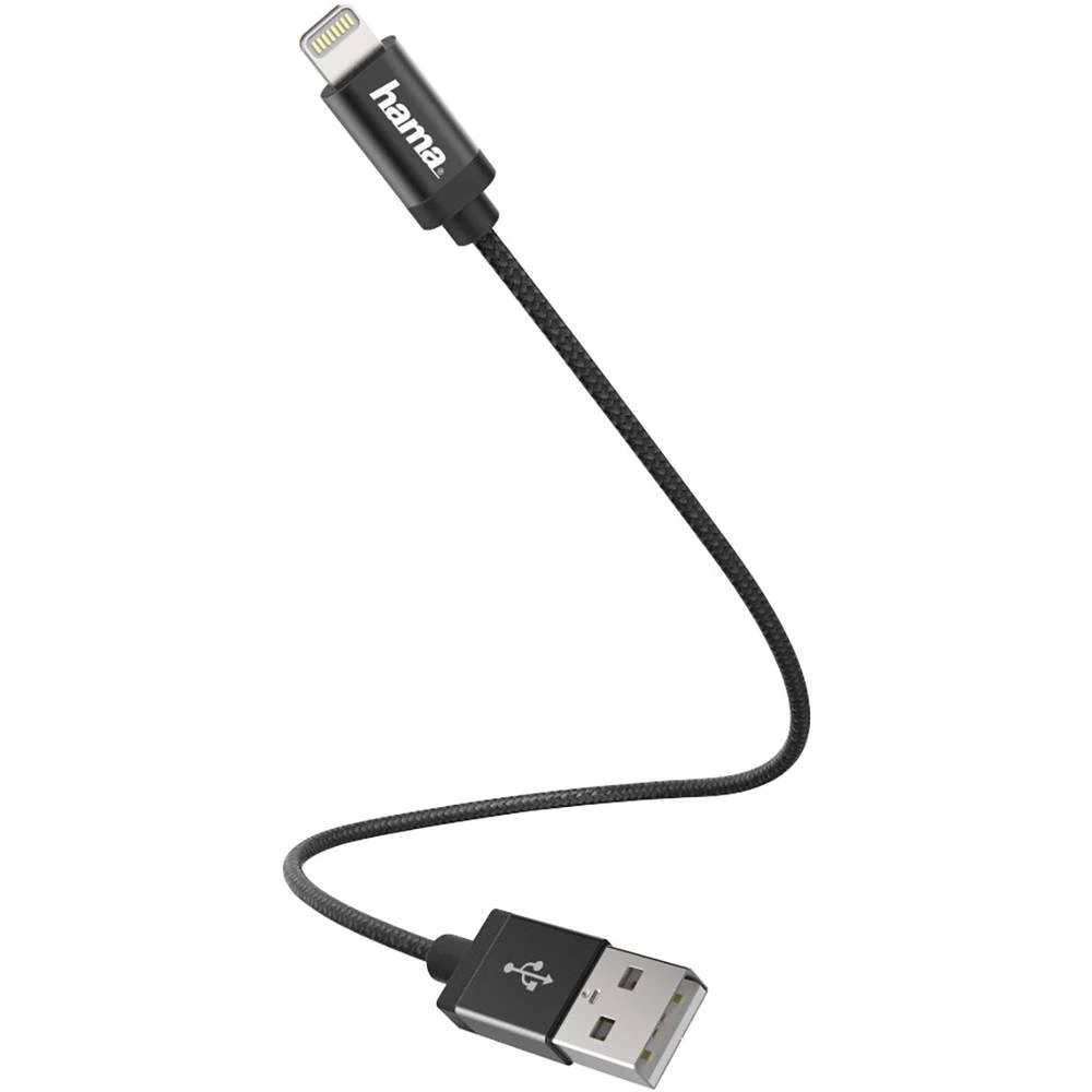 iPhone/iPad Podatkovni kabel/Kabel za punjenje [1x Muški konektor USB 2.0 tipa A - 1x Muški konektor Apple Dock Lightning] 0.20 slika
