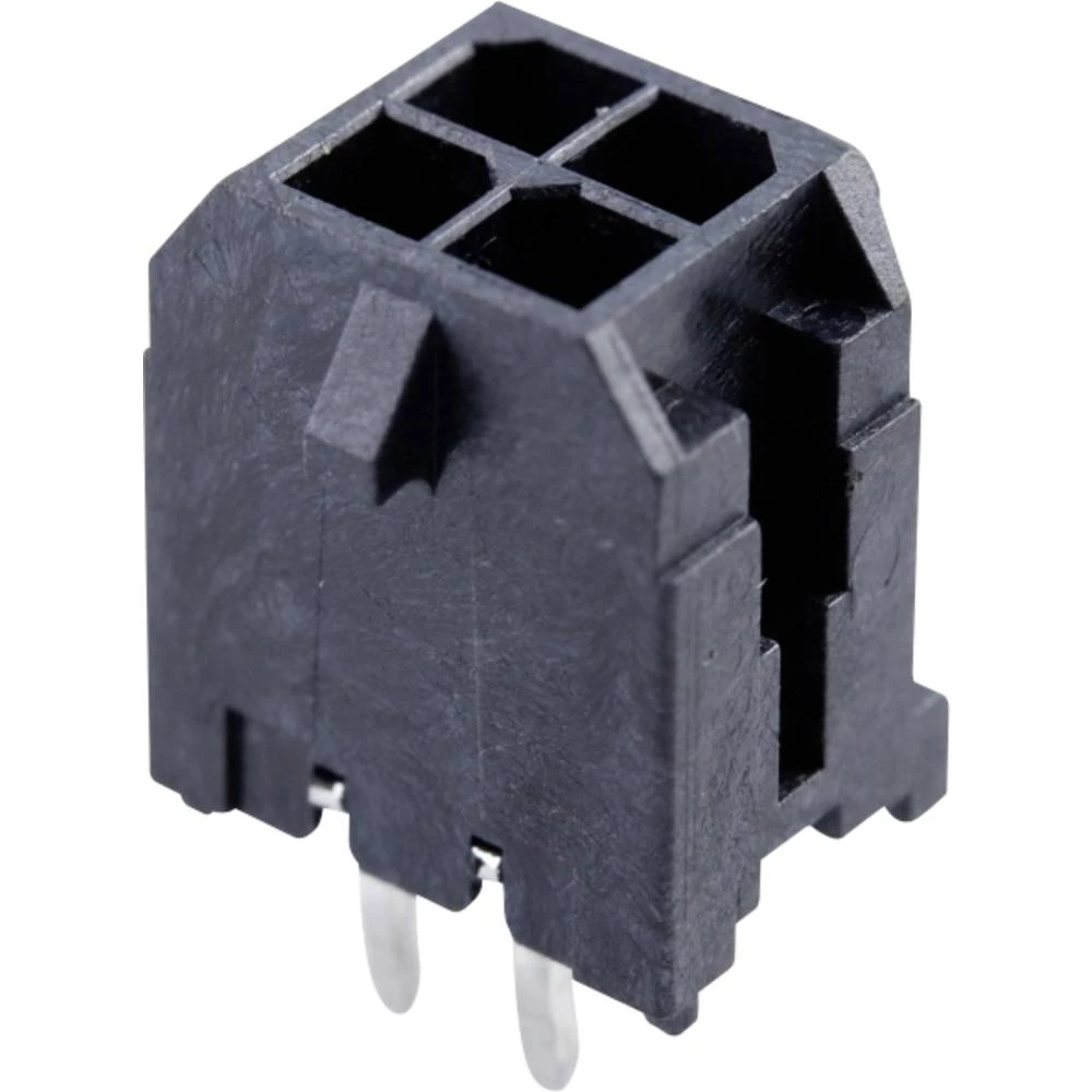 Molex ugradna standardna letva s muškim kontaktima  Ukupan broj polova 4 Raster: 3 mm 430450413 1 St. Tray slika