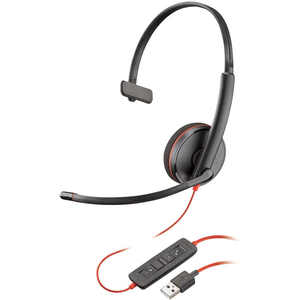 Plantronics Blackwire C3210 TYPE A PC naglavne slušalice sa mikrofonom USB Sa vrpcom Na ušima slika