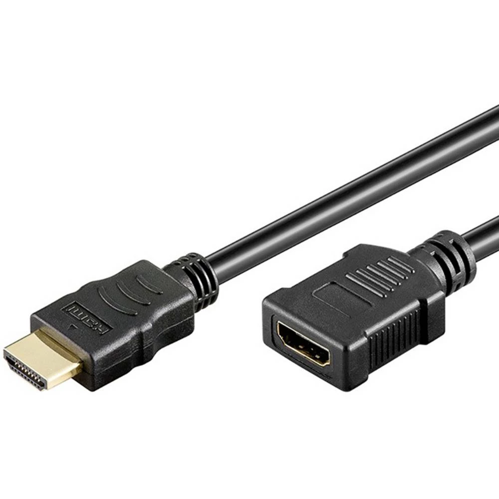 TECHly HDMI priključni kabel 7.50 m ICOC-HDMI-4-EXT075 high speed HDMI sa eternetom crna [1x muški konektor HDMI - 1x že slika