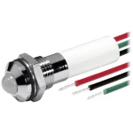 LED signalna lampica za ugradnju promjera 8mm - vanjski reflektor - sa 600mm spojnim žicama - 24VDC crveno/zeleno/žuto CML 19TR0A24/6 LED smjerni crvena, zelena, žuta 24 V/DC