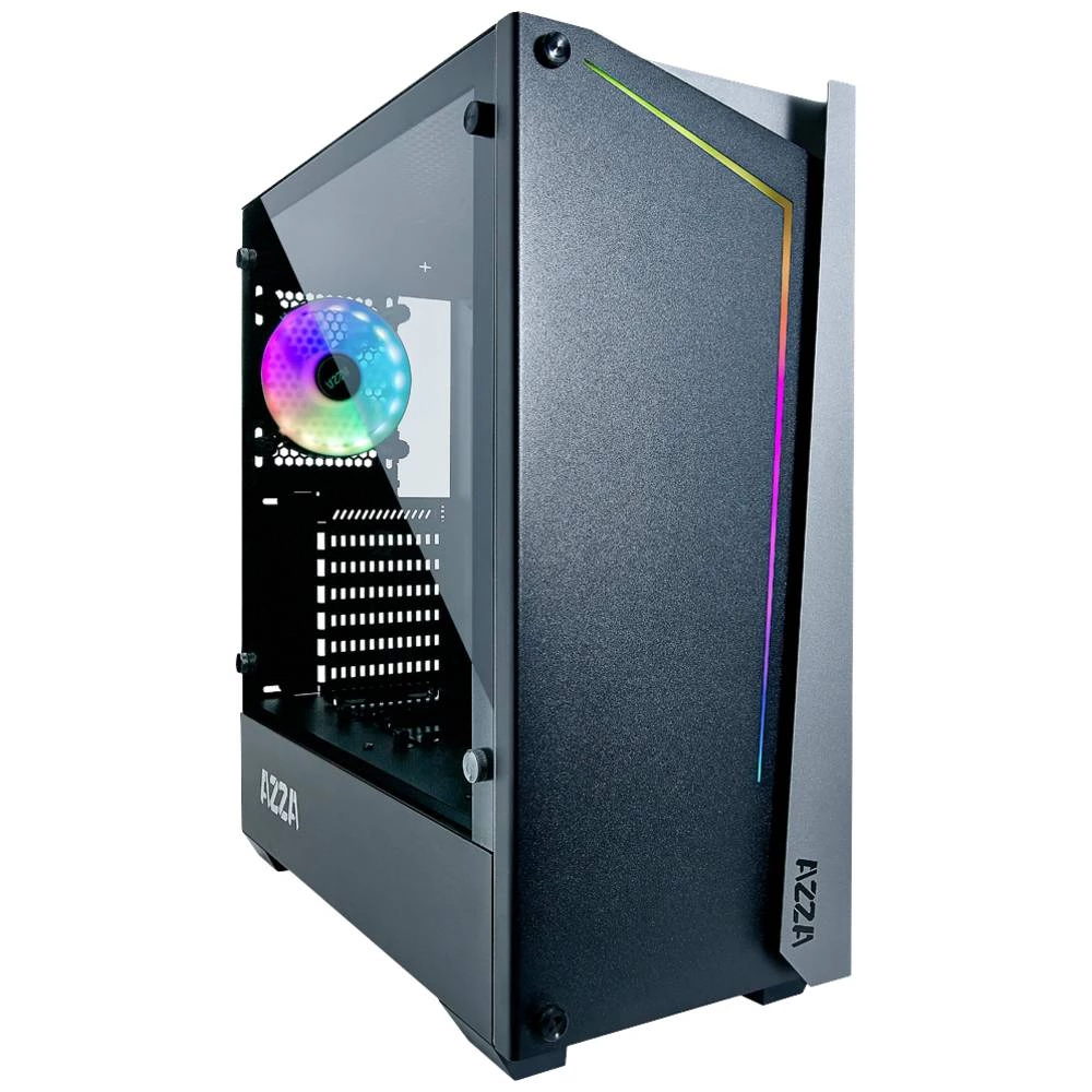 AZZA APOLLO 430 midi-tower kućište za računala crna, prozirna slika