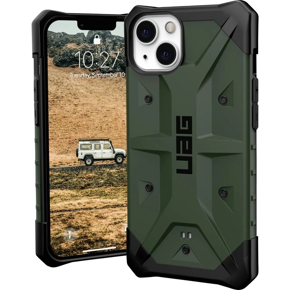 Urban Armor Gear  Pathfinder Case  stražnji poklopac za mobilni telefon  Apple  iPhone 13  maslinasta slika
