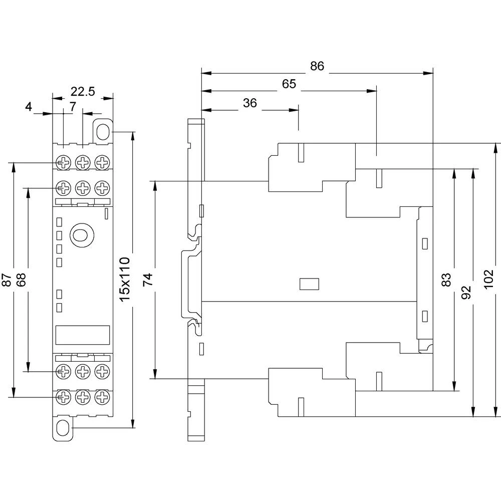 Siemens 3RK11001CE000AA2 3RK1100-1CE00-0AA2 početni komplet slika