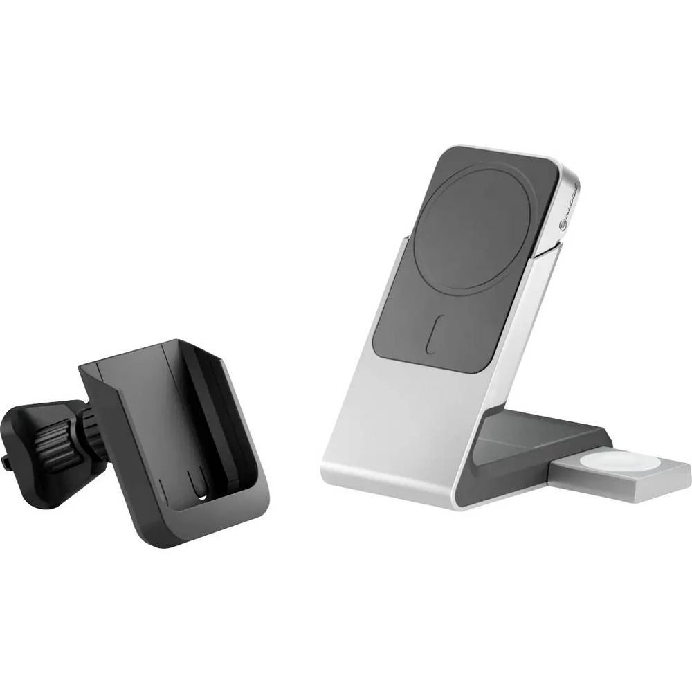 Alogic indukcijski punjač 3 A Matrix+ Wireless 3-in-1 MM31CPBCBK-G 5000 mAh Izlazi standard indukcijskog punjenja, Apple slika