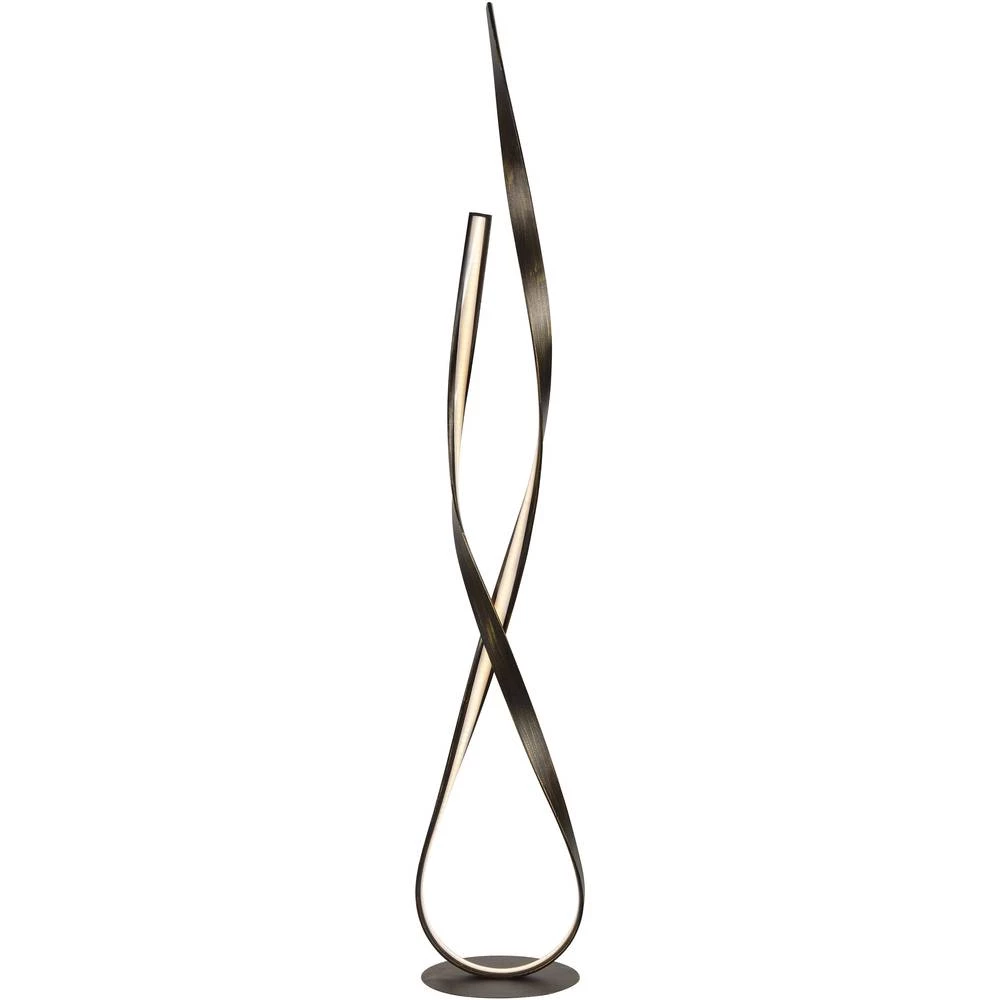 LED podna svjetiljka 27 W Toplo-bijela Paul Neuhaus LINDA 720-48 Hrđavo-smeđa slika