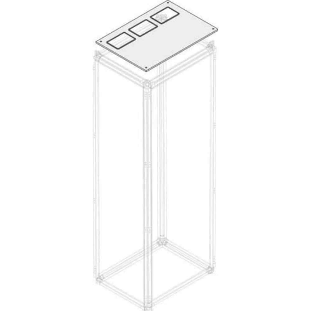 Striebel & John 1STQ002404B0000 pokrovna ploča  čelik svijetlosiva (RAL 7035) slika