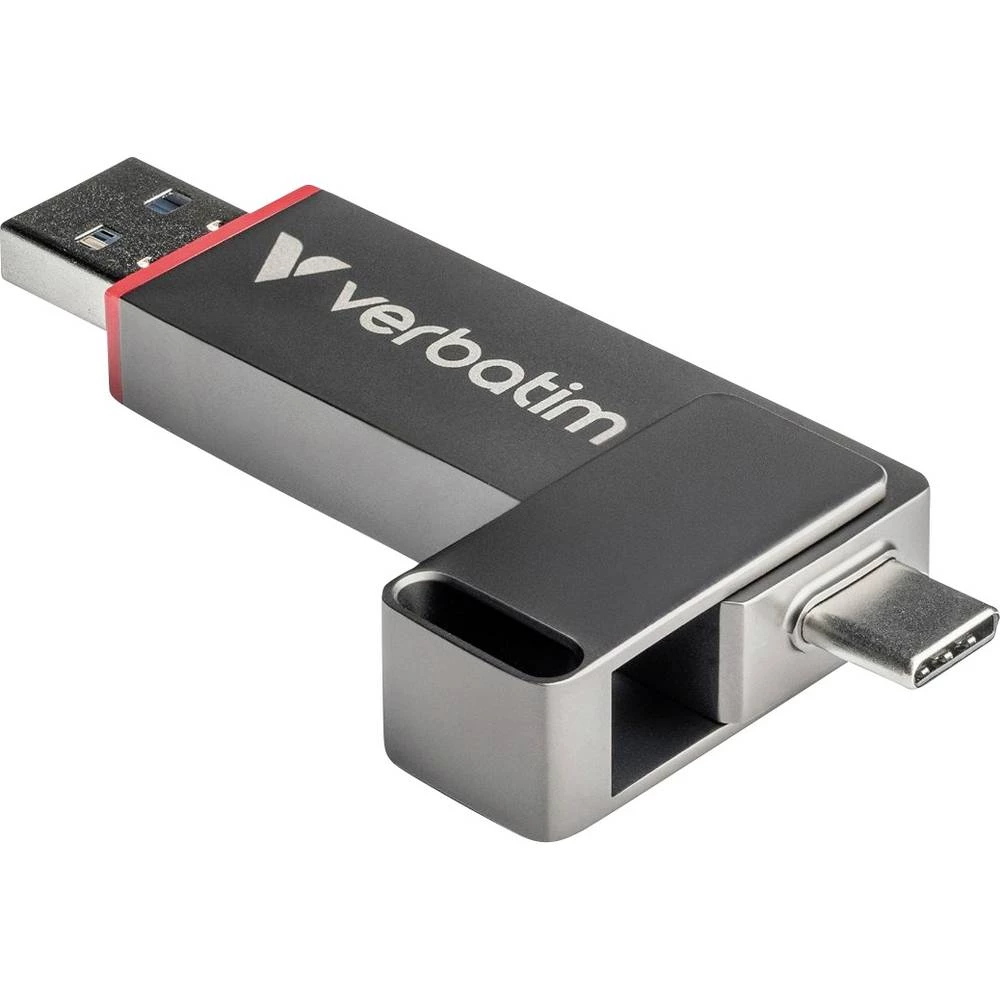 Verbatim Dual QuickStick USB stick maloprodaja 1 TB srebrna 32043 USB-C® (USB 3.2 Gen 1), USB 3.2 (gen. 1) slika