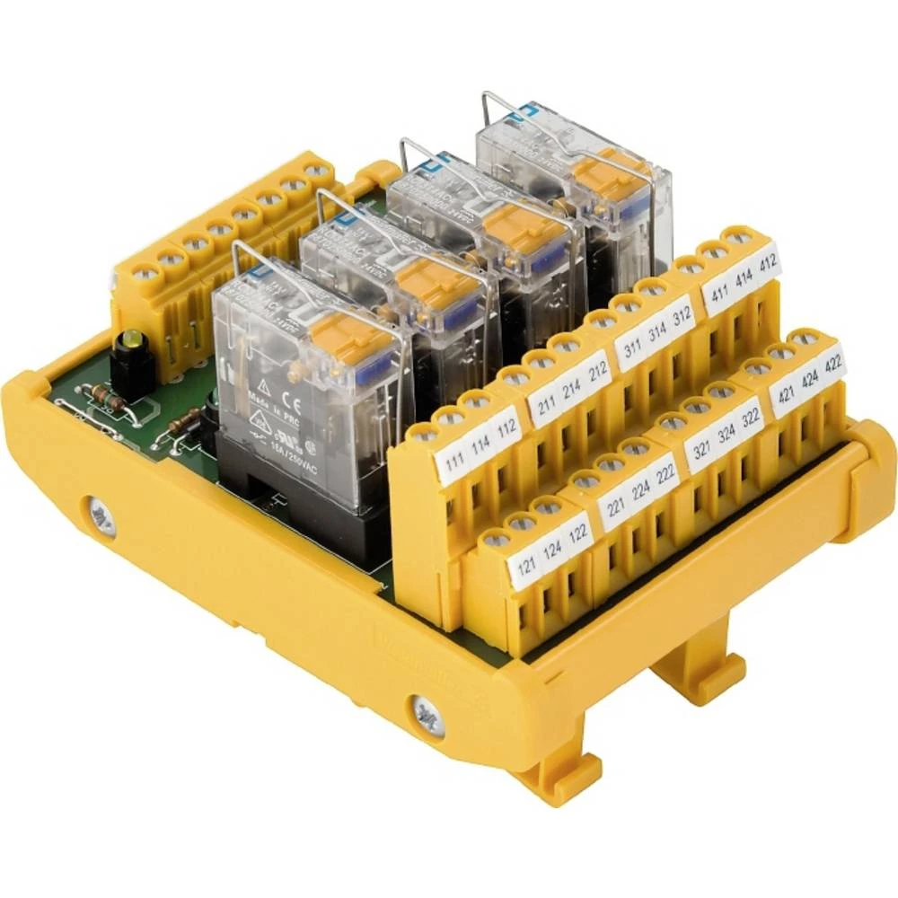 Weidmüller relejna ploča s prikazom, led 1 St.  RSM-4I 24V+ 2CO S  24 V/DC slika