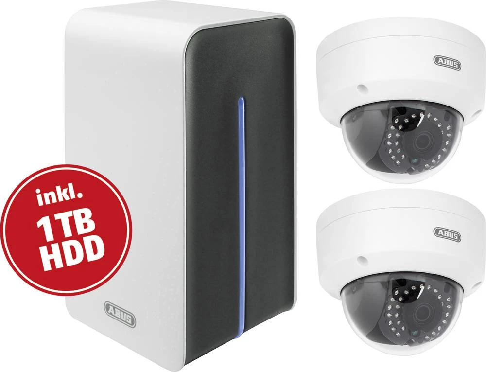 ABUS ABUS 4-kanalni Set sigurnosne kamere 1 TB zaVanjsko područje TVVR36521 slika