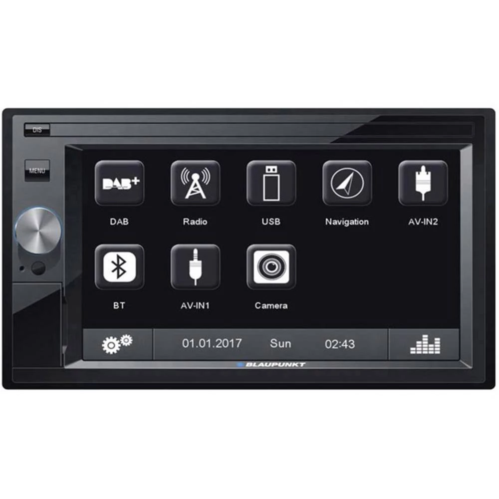 Blaupunkt OSLO 370DAB Navigacijski uređaj, instalacija tvrdog diska Europa DAB + tuner, Bluetooth&reg; telefoniranje slobodnih r slika