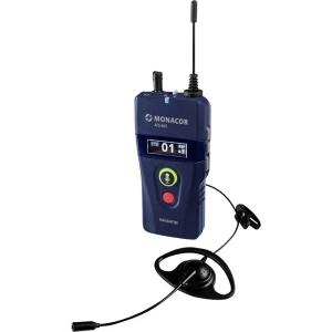 Monacor ATS-80T ručni mikrofonski odašiljač Način prijenosa:digitalni uklj. držač slika