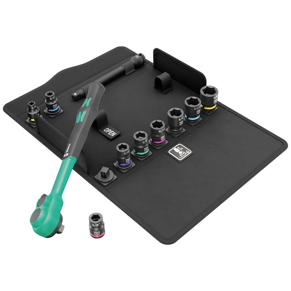 Wera 8100 SB 13 Zyklop Comfort komplet momentnih ključeva s prebacivanjem colski, metrički 3/8 11-dijelni 05005531001 slika