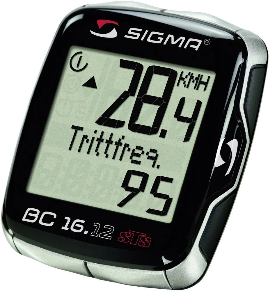 Biciklističko računalo Sigma BC 16.12 STS i nagazna frekvencija slika