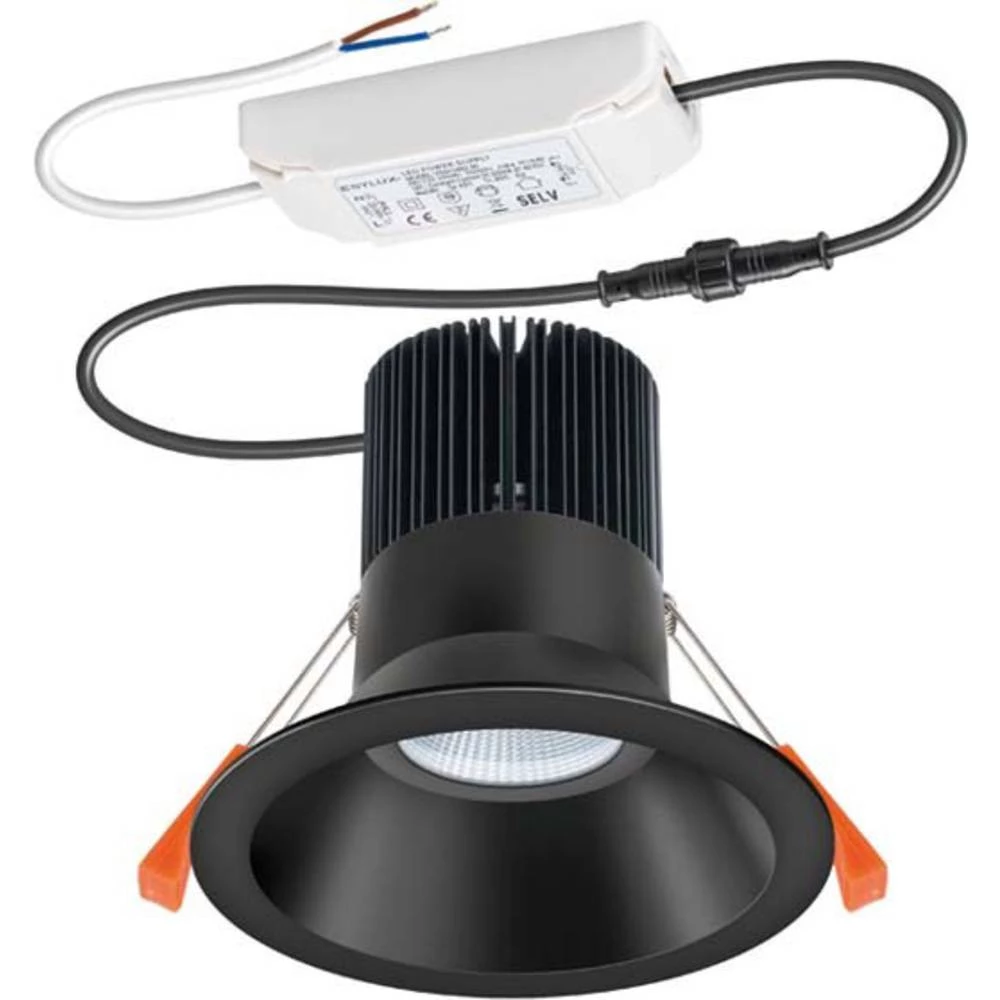 ESYLUX IDLSTI27 #EO10304071 EO10304071 LED stropna svjetiljka ATT.CALC.EEK: LED Bijela Crna slika