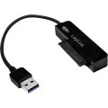 USB 3.0 Adapter [1x 7-polni ženski konektor SATA - 1x Muški konektor USB 3.0 tipa A] Crna LogiLink slika